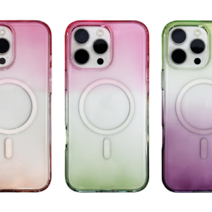 Full PC two-color gradient magnetic phone case