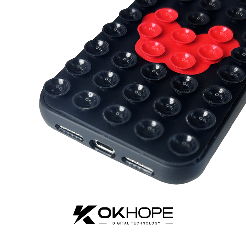 Factory Silicone Suction Cup Soft Mobile Phone Case for iPhone 15 14 13 12 11 XR XS Max Pro Plus