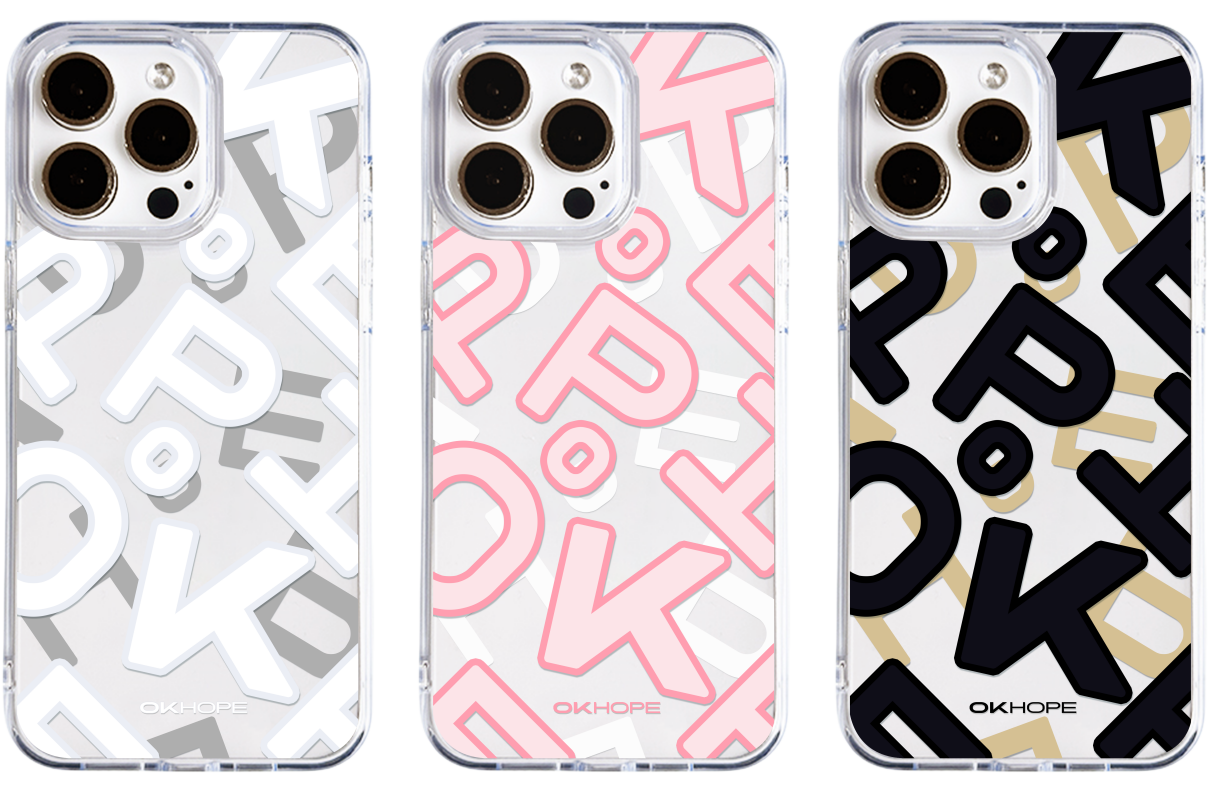 Electroplated double-layer letter IMD mobile phone case